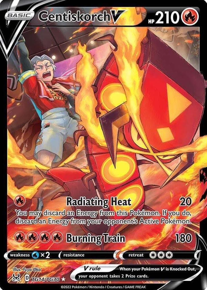 Centiskorch V trading card