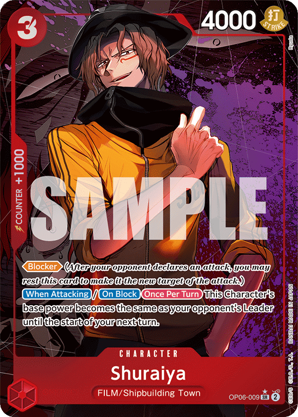 Shuraiya 2024 One Piece Wings of the Captain