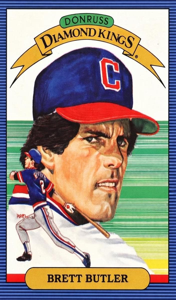 Brett Butler 1986 leaf