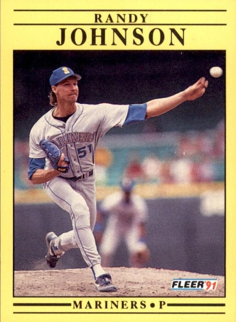 Randy Johnson 1991 fleer Fleer