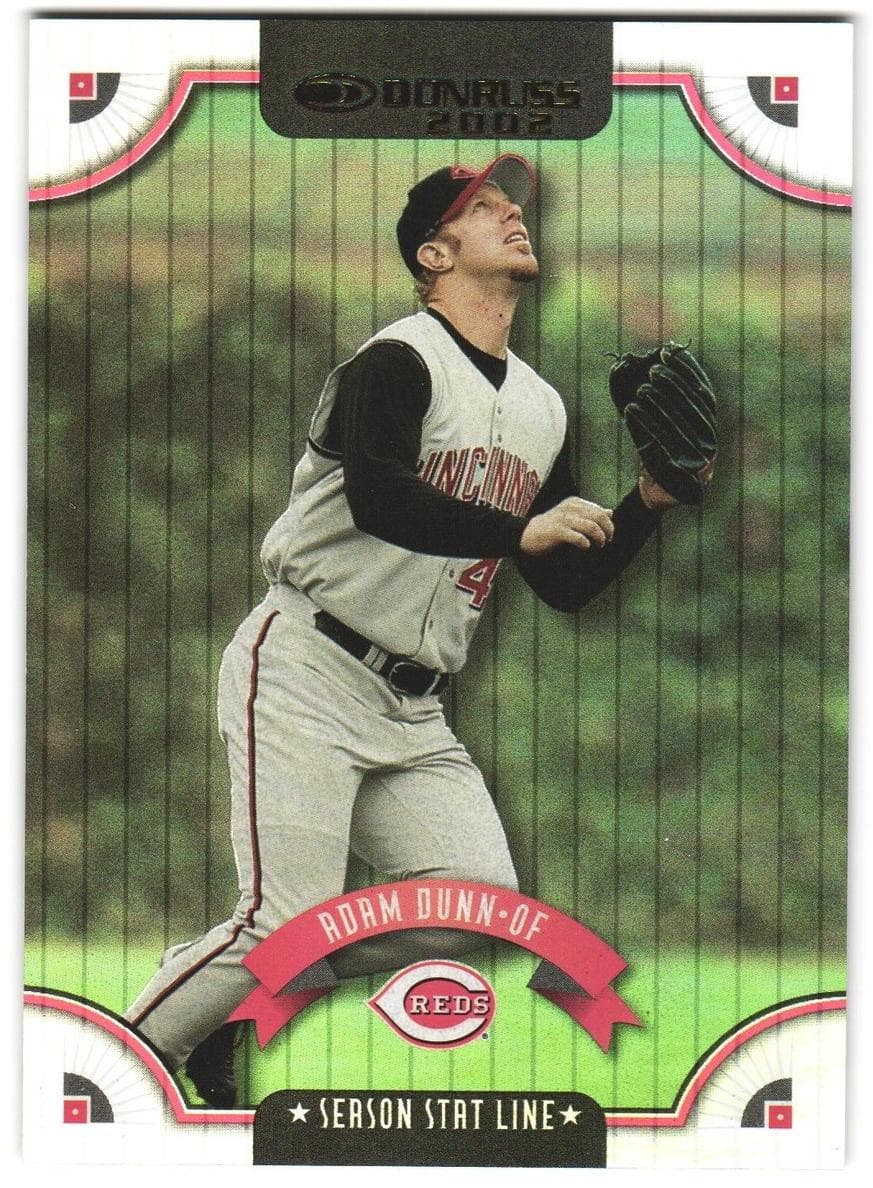 Adam Dunn 2002 panini Donruss