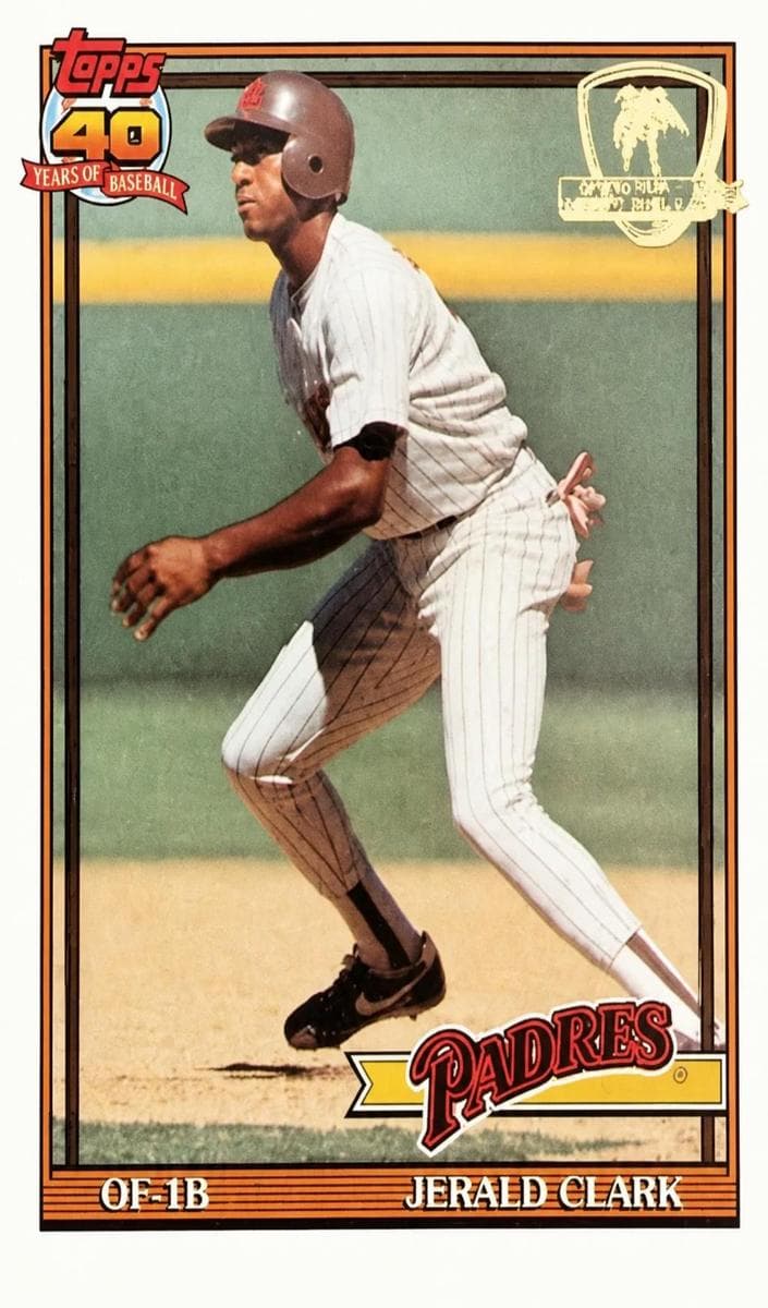 Jerald Clark 1991 topps O-Pee-Chee