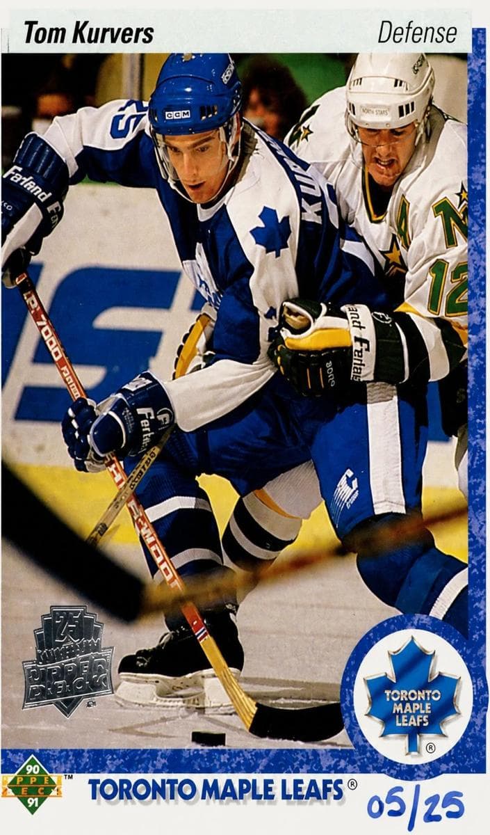 Tom Kurvers trading card