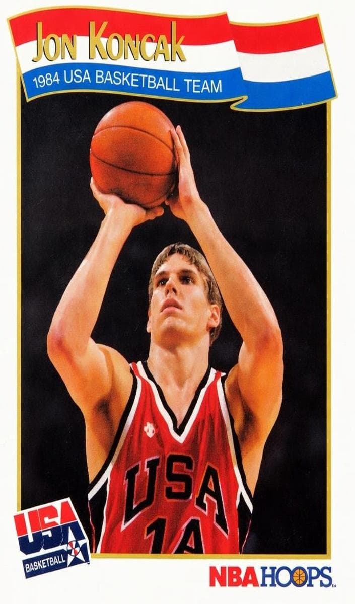 Jon Koncak 1991 panini Hoops