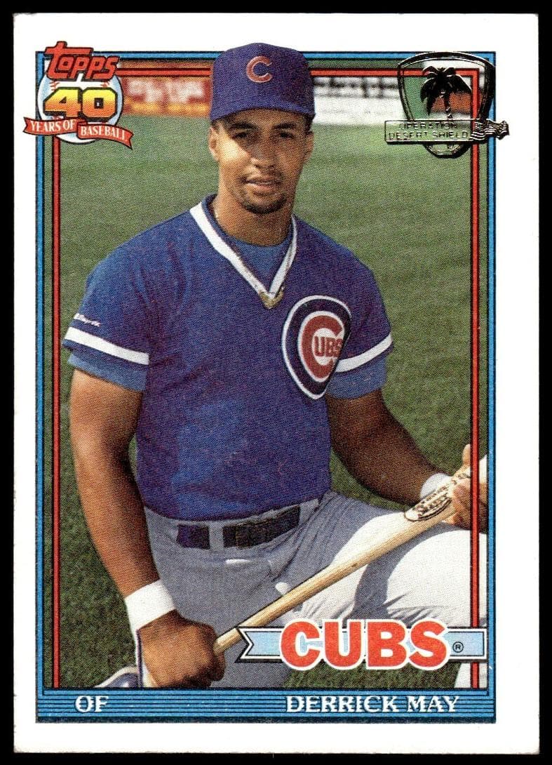 Derrick May 1991 topps Topps
