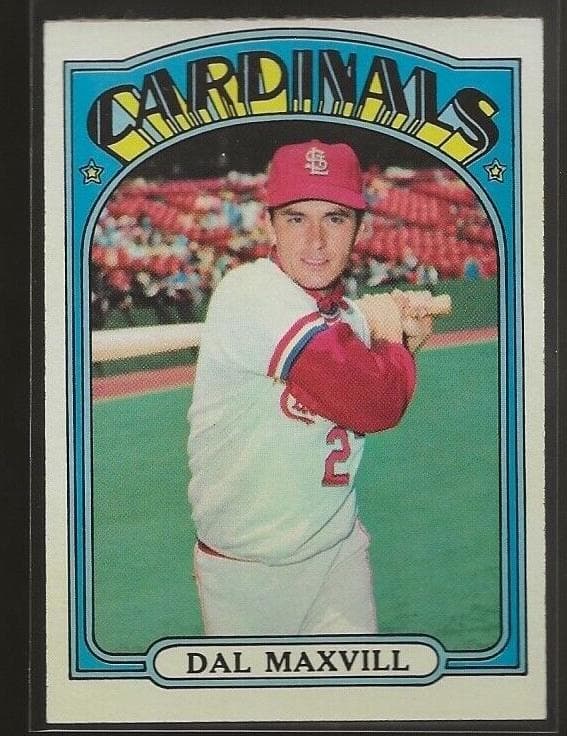 Dal Maxvill 1972 topps Topps