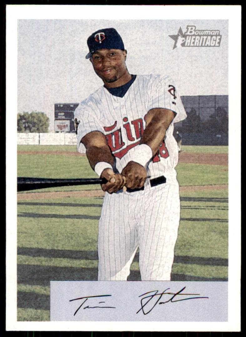 Torii Hunter 2002 bowman Bowman Heritage