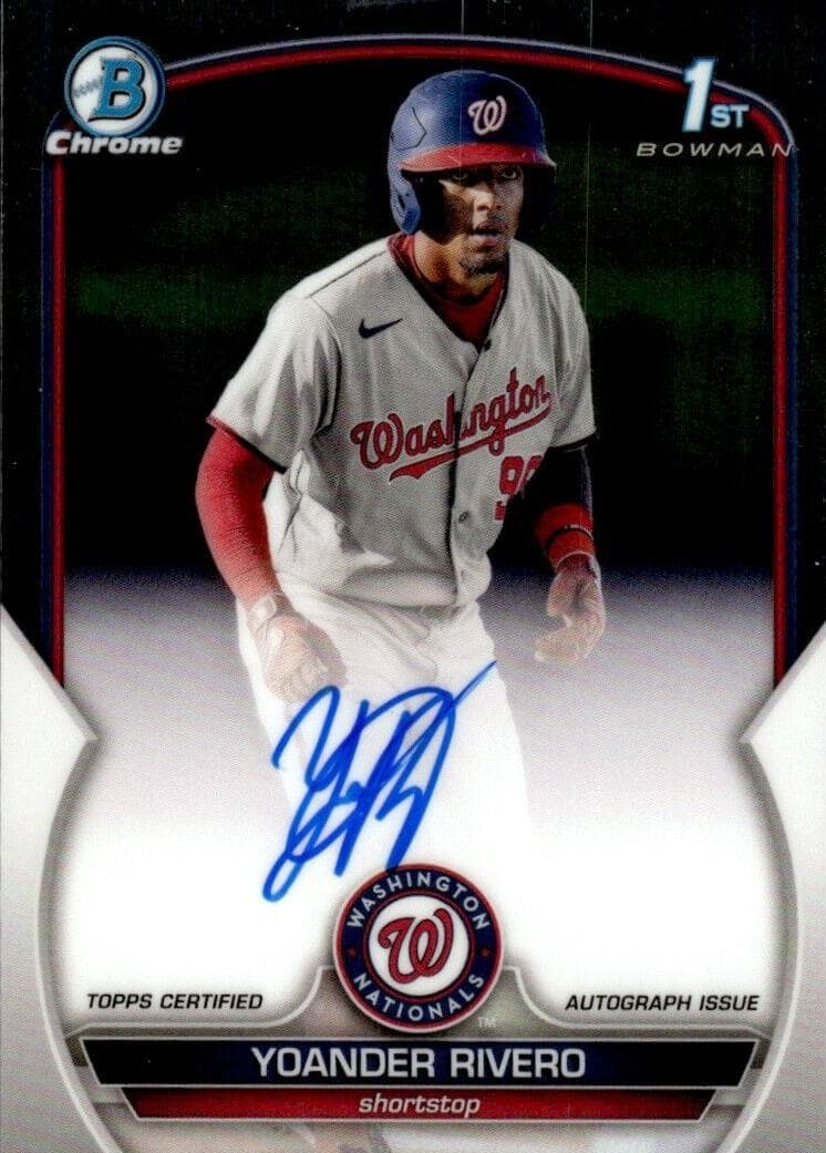 Yoander Rivero trading card