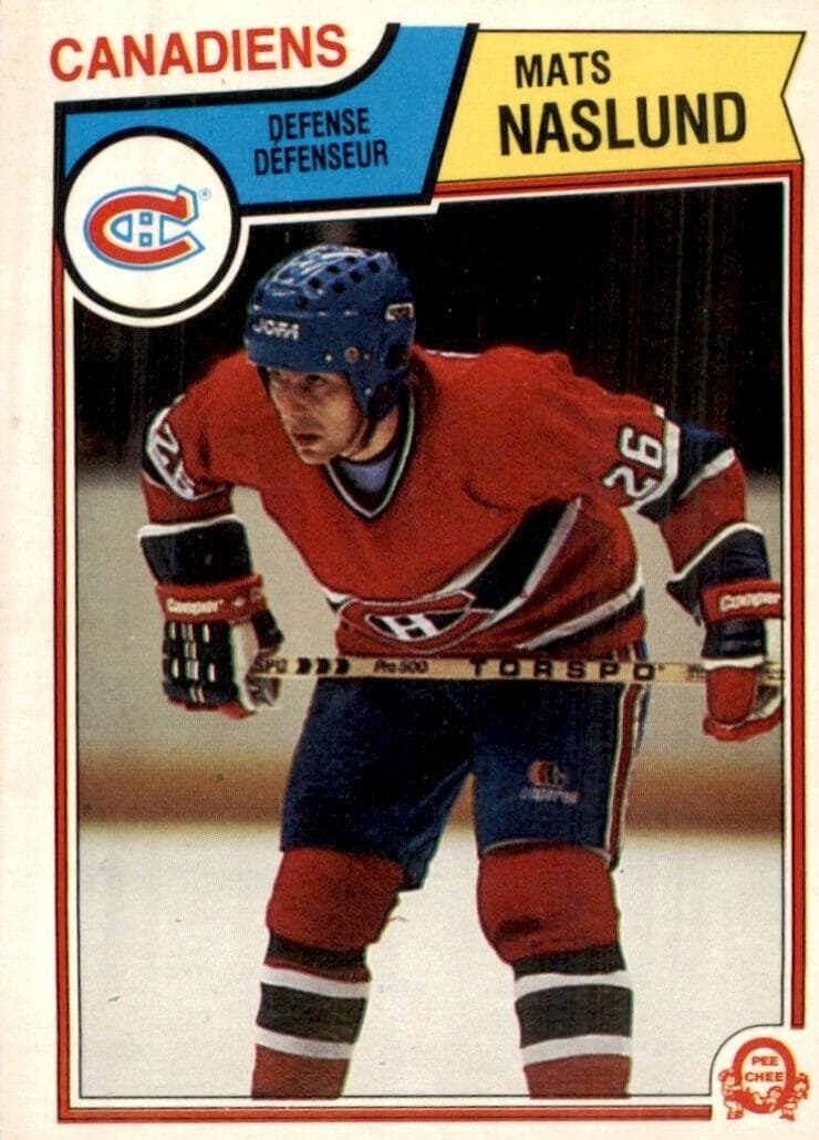 Mats Naslund trading card