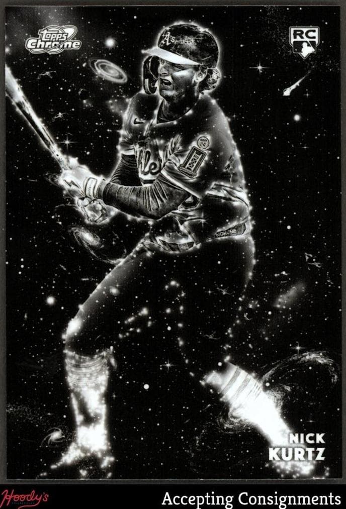 Nick Kurtz 2025 Topps Cosmic Chrome rookie card