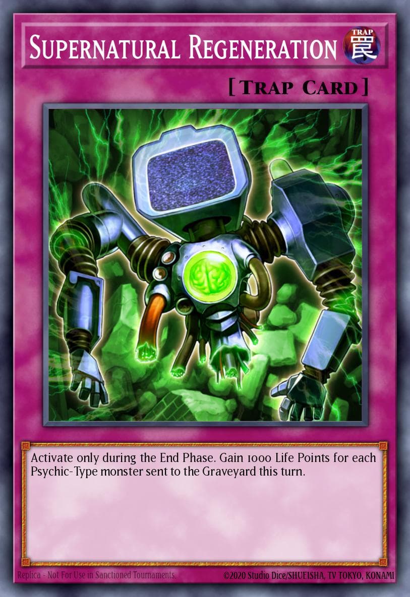 Supernatural Regeneration 2008 Yu-Gi-Oh! Japanese Crimson Crisis