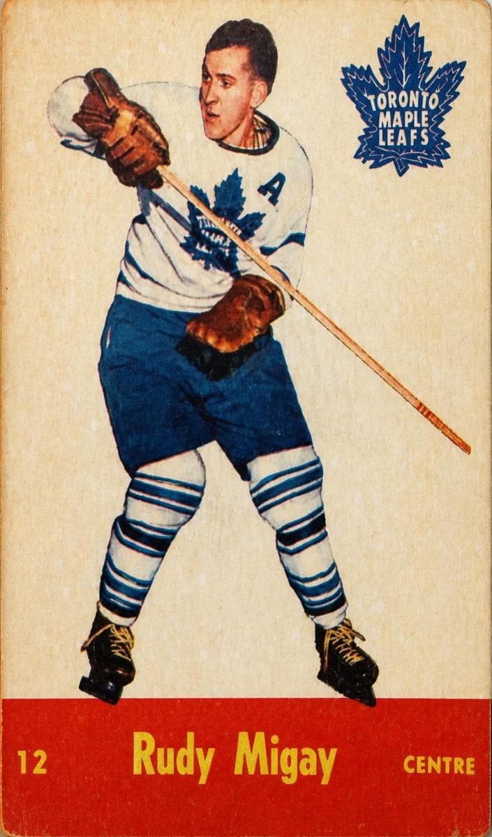 Rudy Migay 1955 parkhurst Quaker Oats
