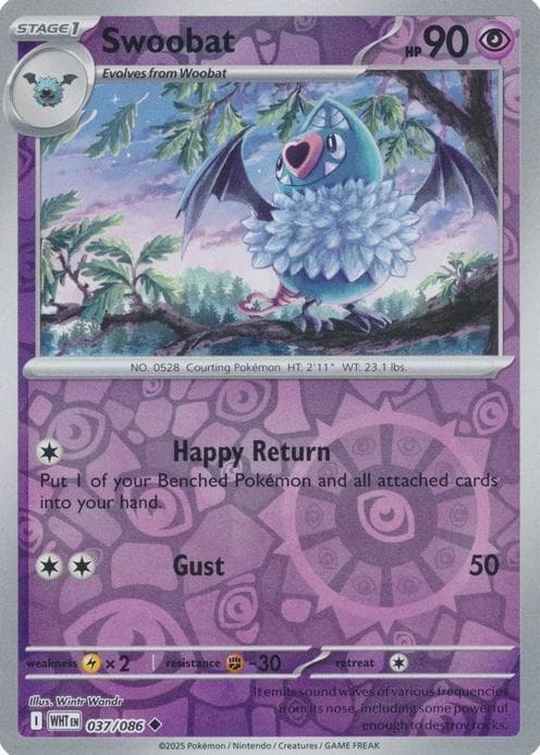 Swoobat trading card