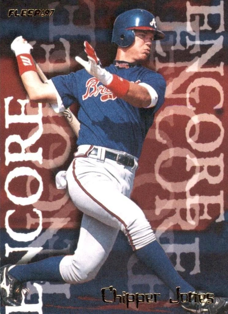 Chipper Jones 1997 fleer Fleer