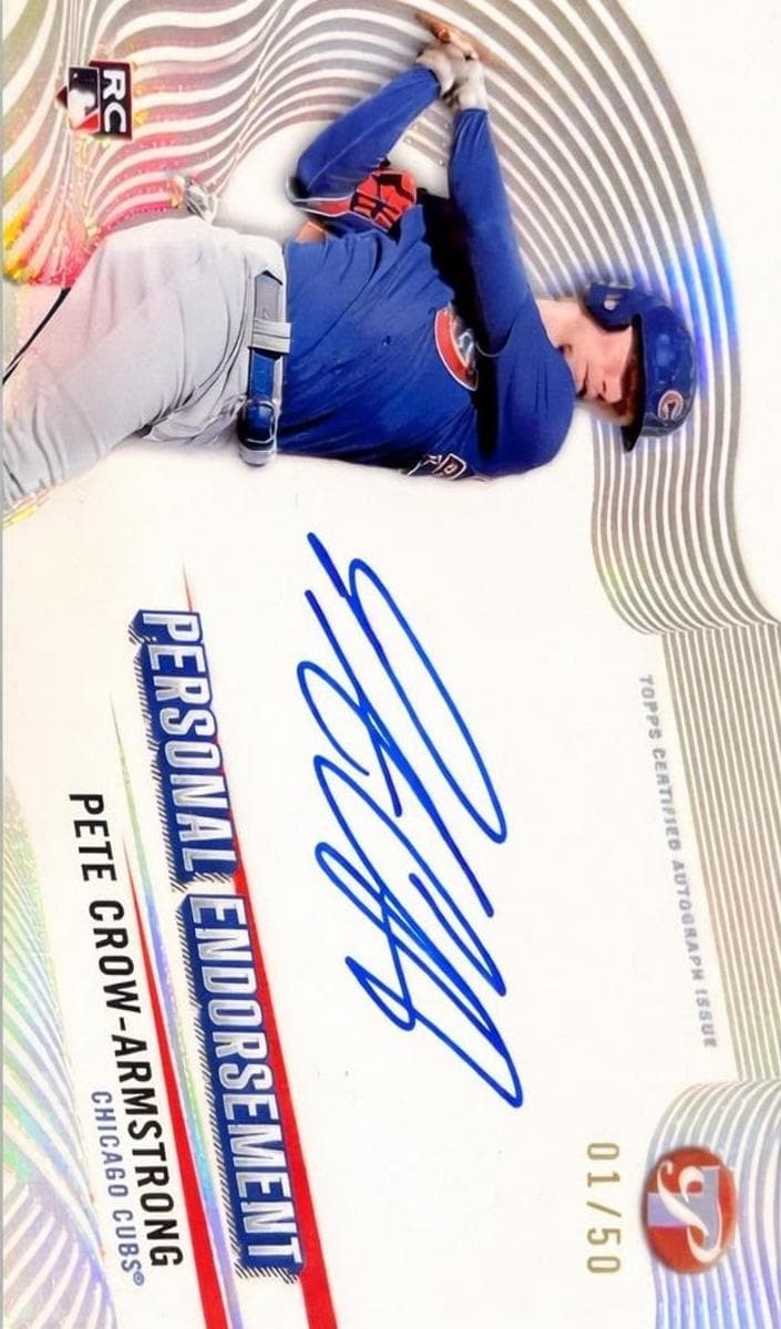 Pete Crow-Armstrong 2024 topps Topps Pristine