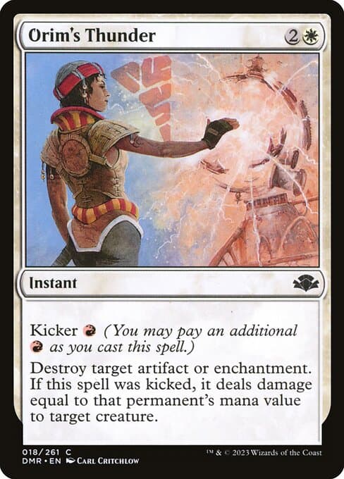 Orim's Thunder 2001 Magic: The Gathering Apocalypse