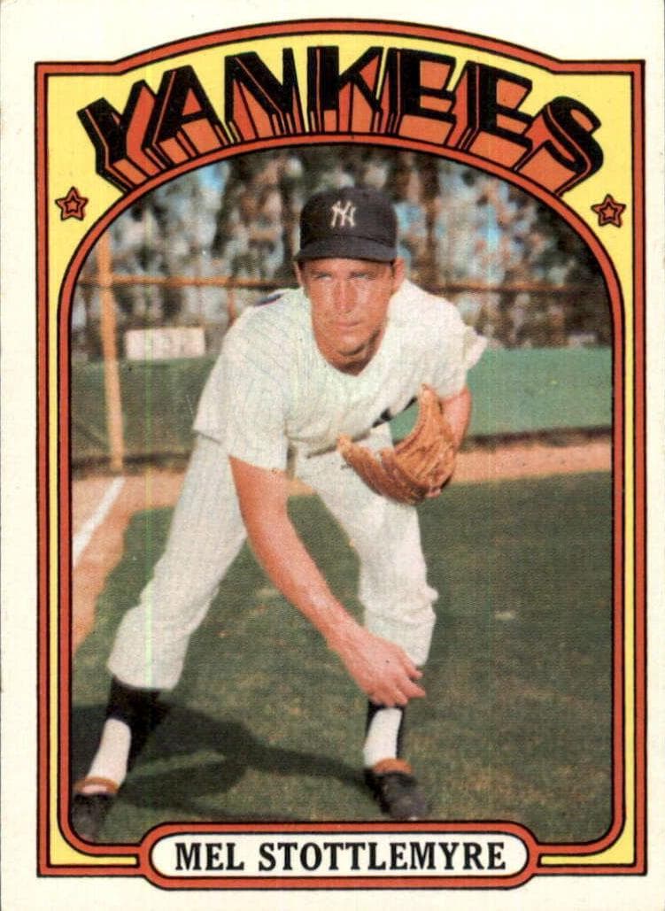 Mel Stottlemyre 1972 topps Topps