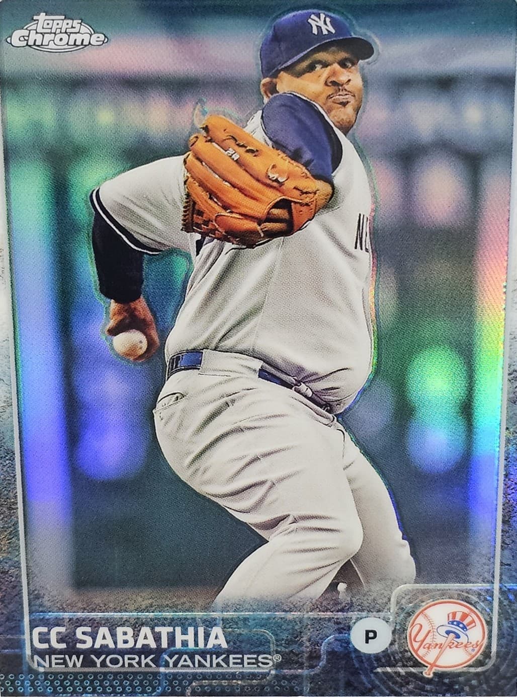 Sabathia Yankees 2015 Topps Chrome