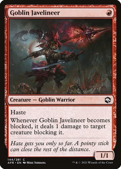 Goblin Javelineer 2021 Magic: The Gathering