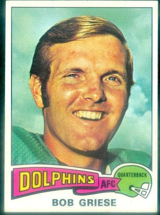 Bob Griese 1975 topps Topps