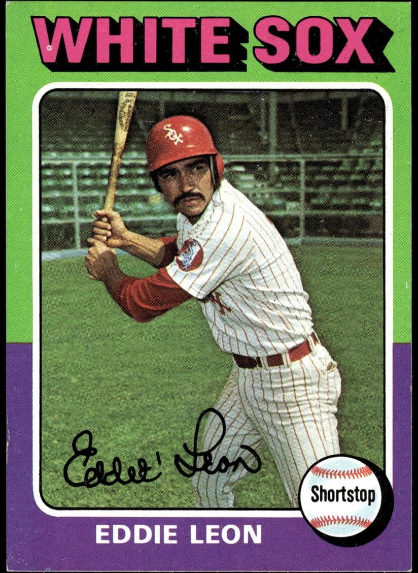 Eddie Leon 1975 topps Topps