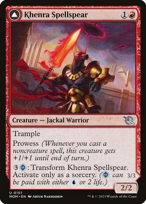Khenra Spellspear // Gitaxian Spellstalker #151