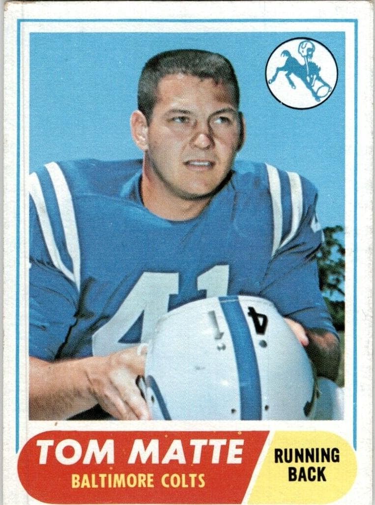 Tom Matte 1968 topps Topps