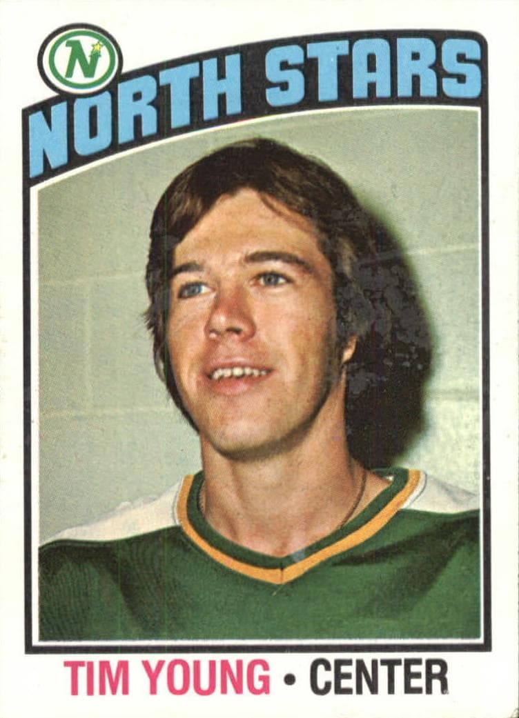 Tim Young 1976 topps Topps