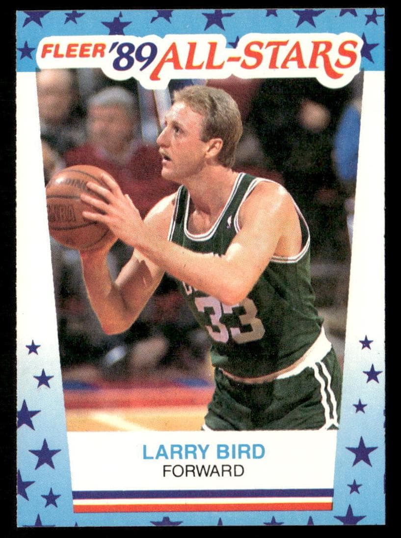 Larry Bird 1989 fleer
