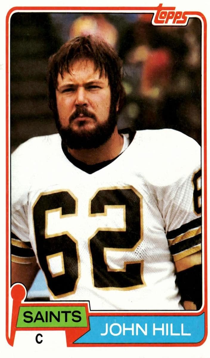 John Hill 1981 topps Topps