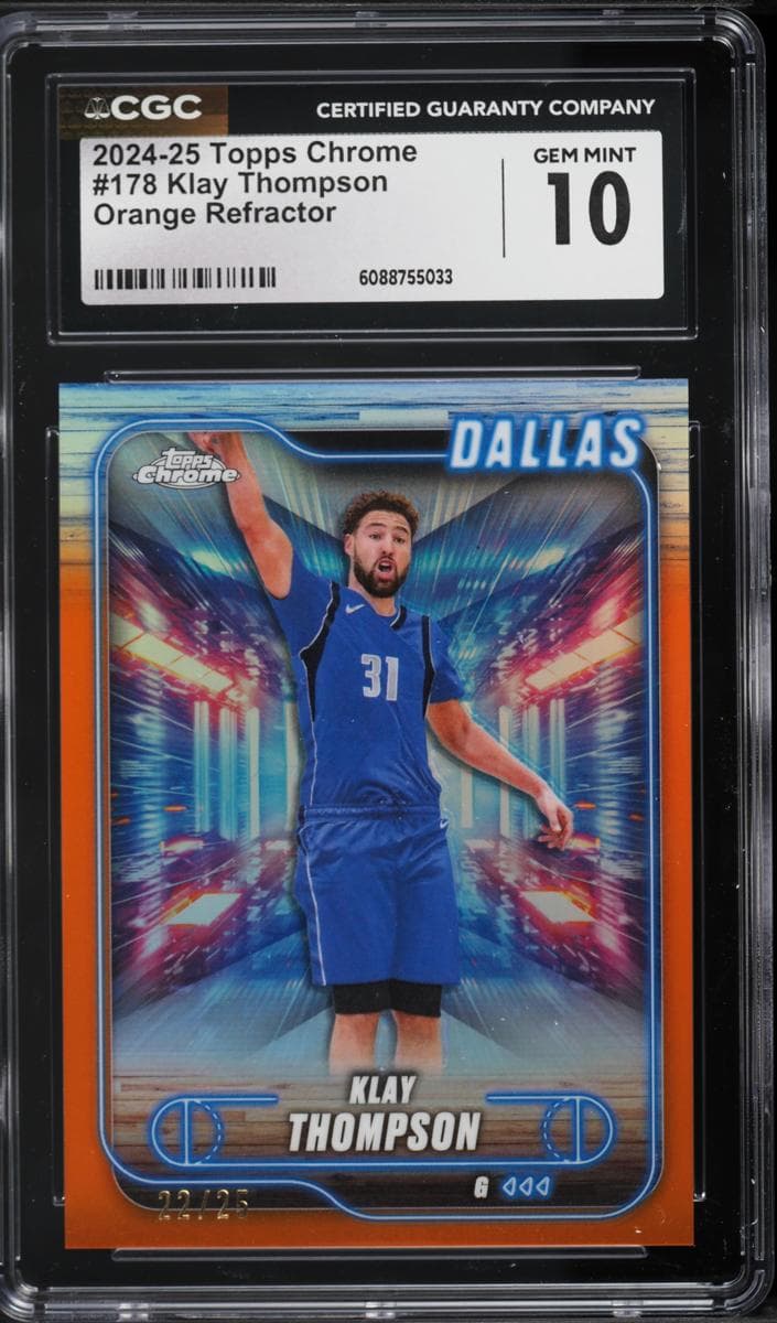 Klay Thompson 2024 topps Topps Chrome