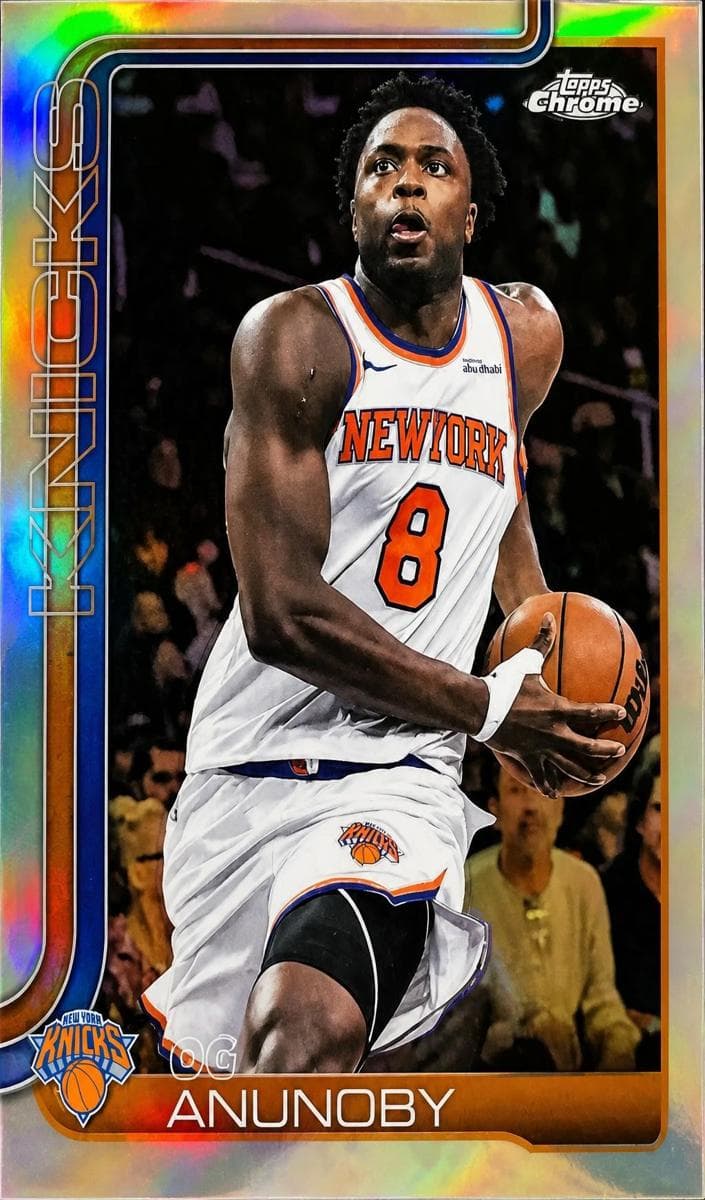 OG Anunoby 2025 topps Topps Chrome