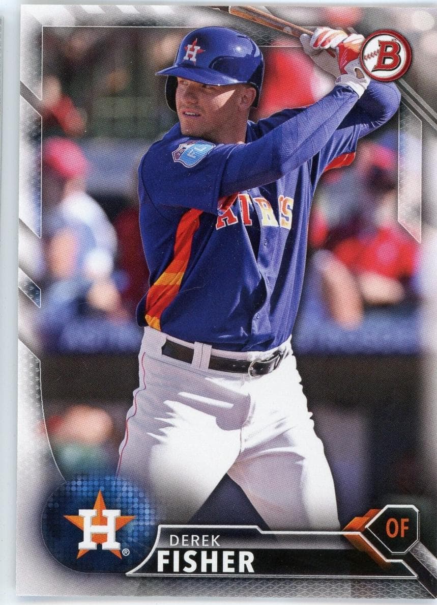 Derek Fisher 2016 bowman Bowman Draft
