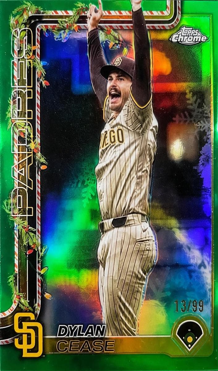 Dylan Cease 2025 topps Holiday
