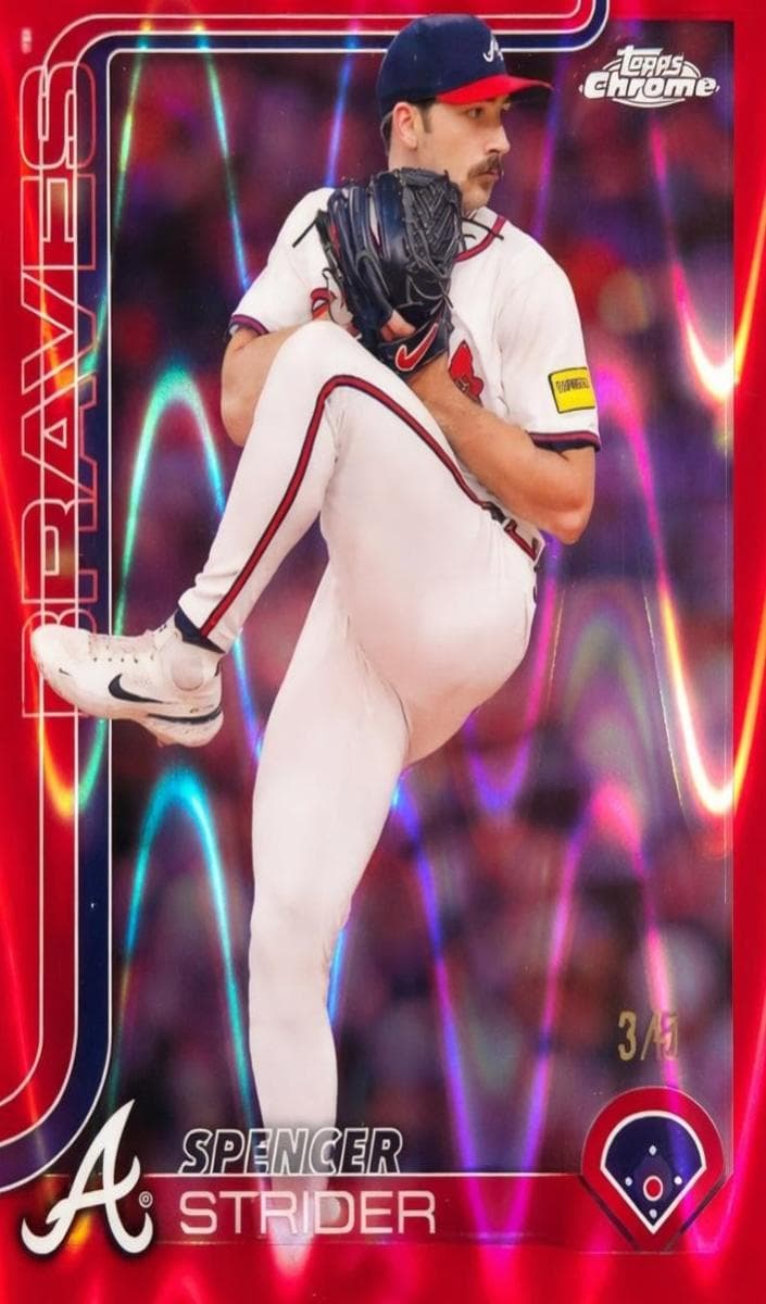 Spencer Strider 2025 topps Topps Chrome