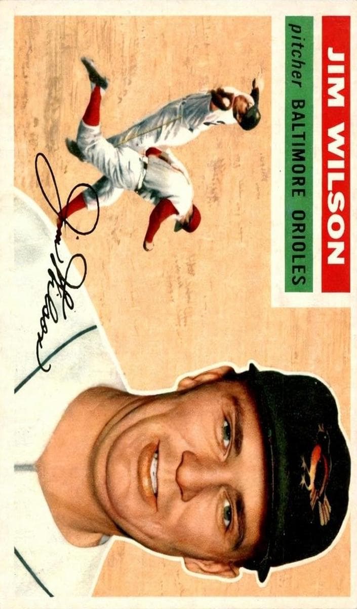 Jim Wilson 1956 topps Topps