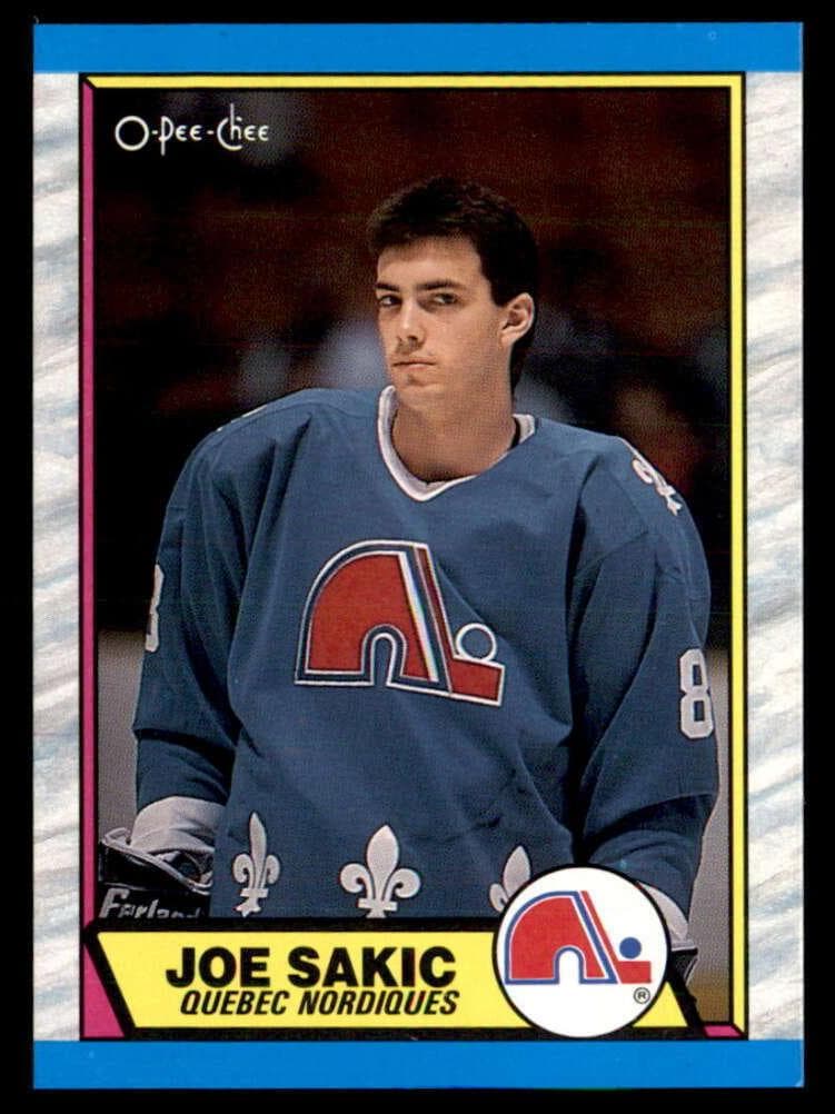 Joe Sakic trading card