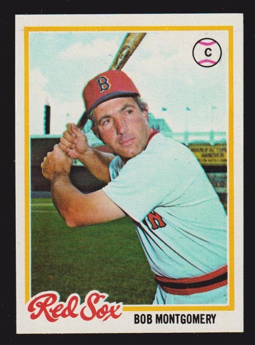 Bob Montgomery 1978 topps Topps