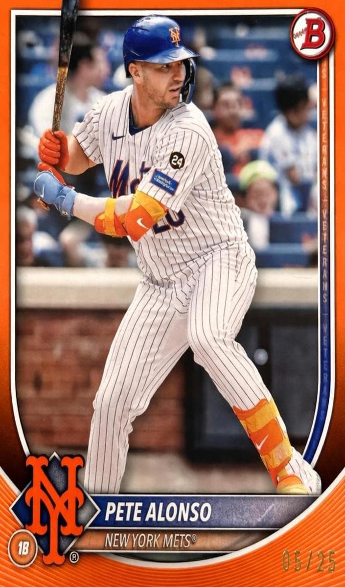 Pete Alonso 2025 bowman Bowman