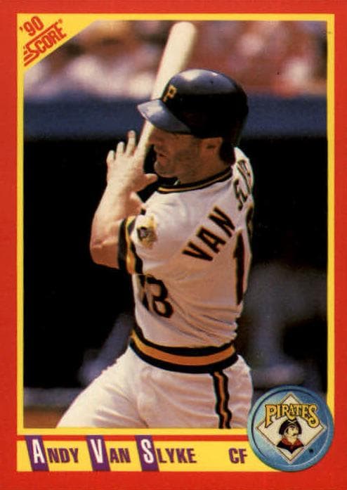 Andy Van Slyke 1990 panini Score