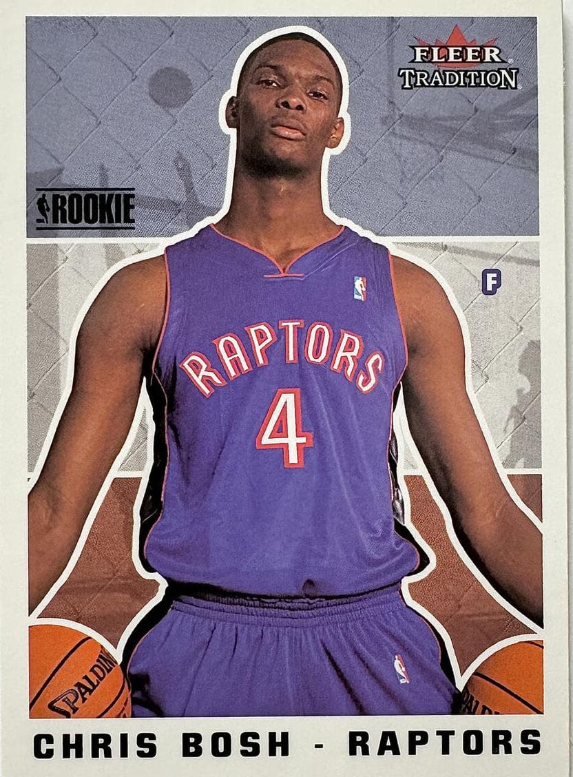 Chris Bosh trading card