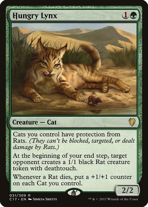 Hungry Lynx 2017 Magic: The Gathering Commander 2017