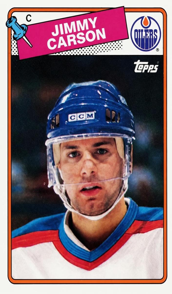Jimmy Carson trading card