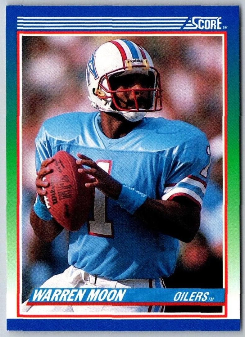 Warren Moon 1990 panini Score