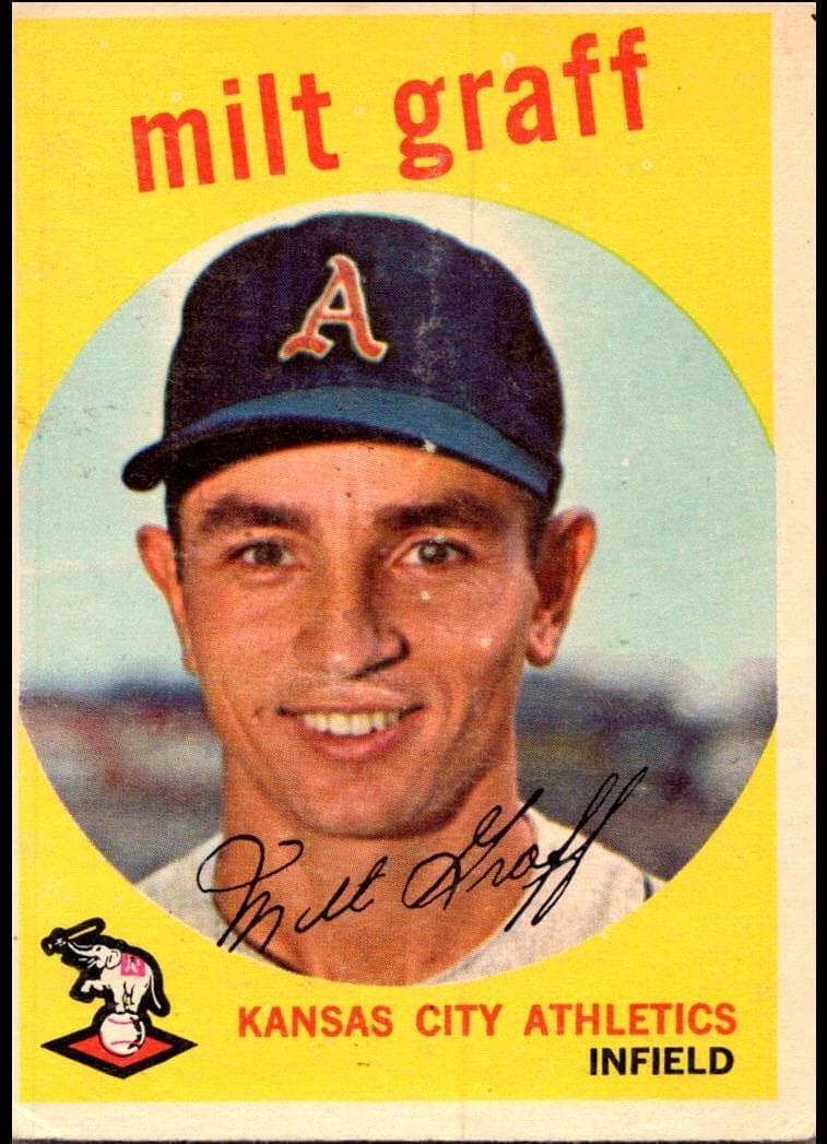 Milt Graff 1959 topps Topps