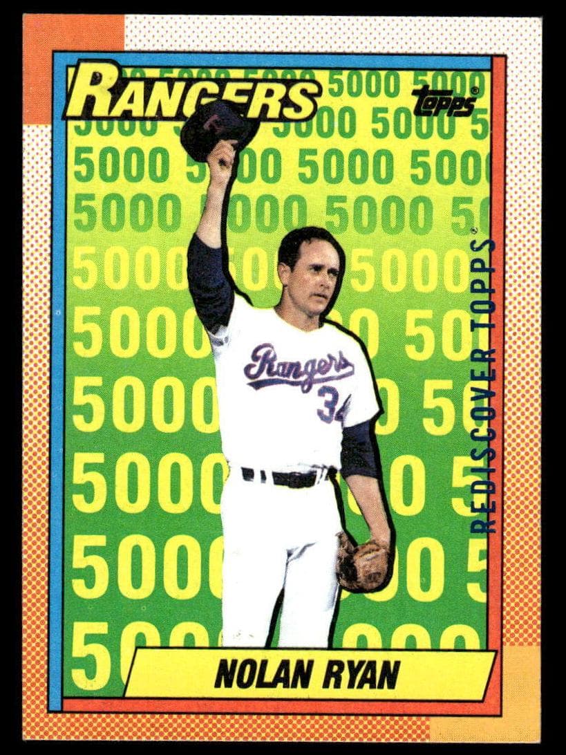 Two asterisks before copyright on back 1990 topps