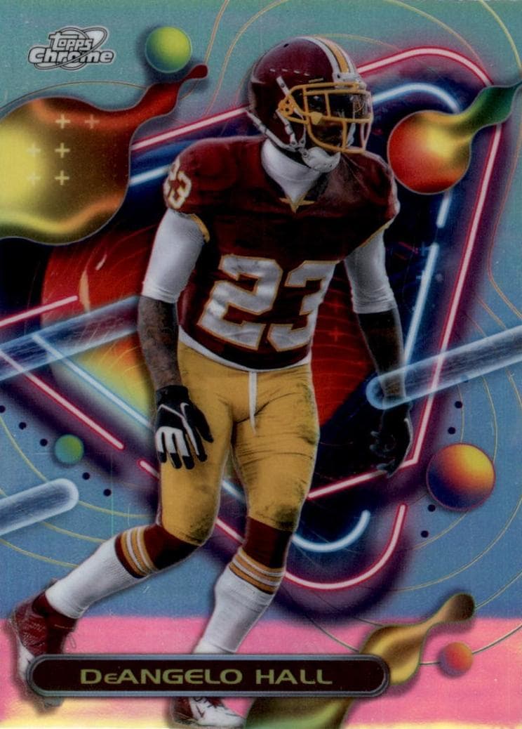 DeAngelo Hall trading card