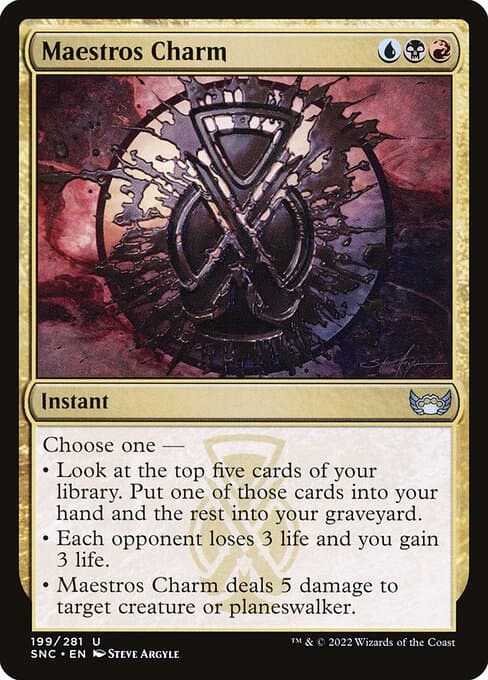 Maestros Charm 2022 Magic: The Gathering Streets of New Capenna