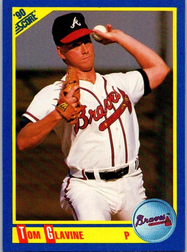 Tom Glavine 1990 panini Score