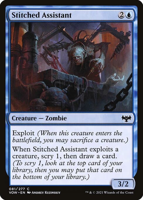 Stitched Assistant 2022 Magic: The Gathering Innistrad: Double Feature